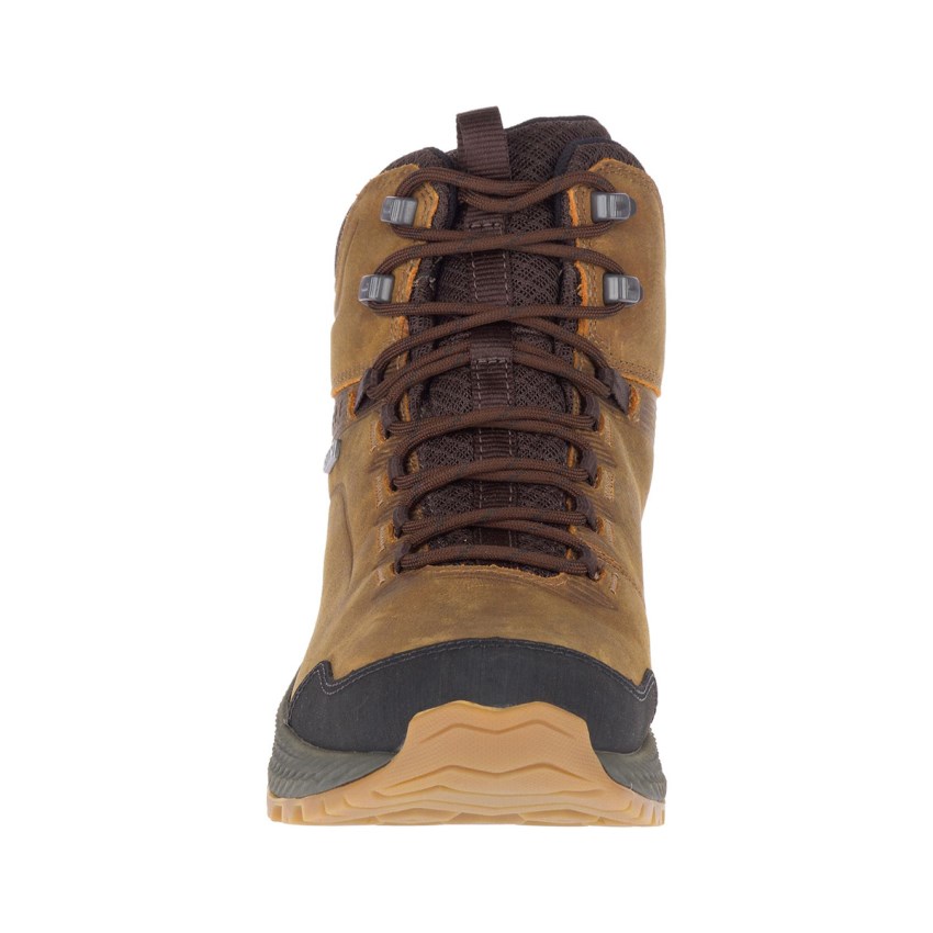 Chaussures Randonnée Merrell Forestbound Mid Waterproof Marron Homme | T.Y.JJCH